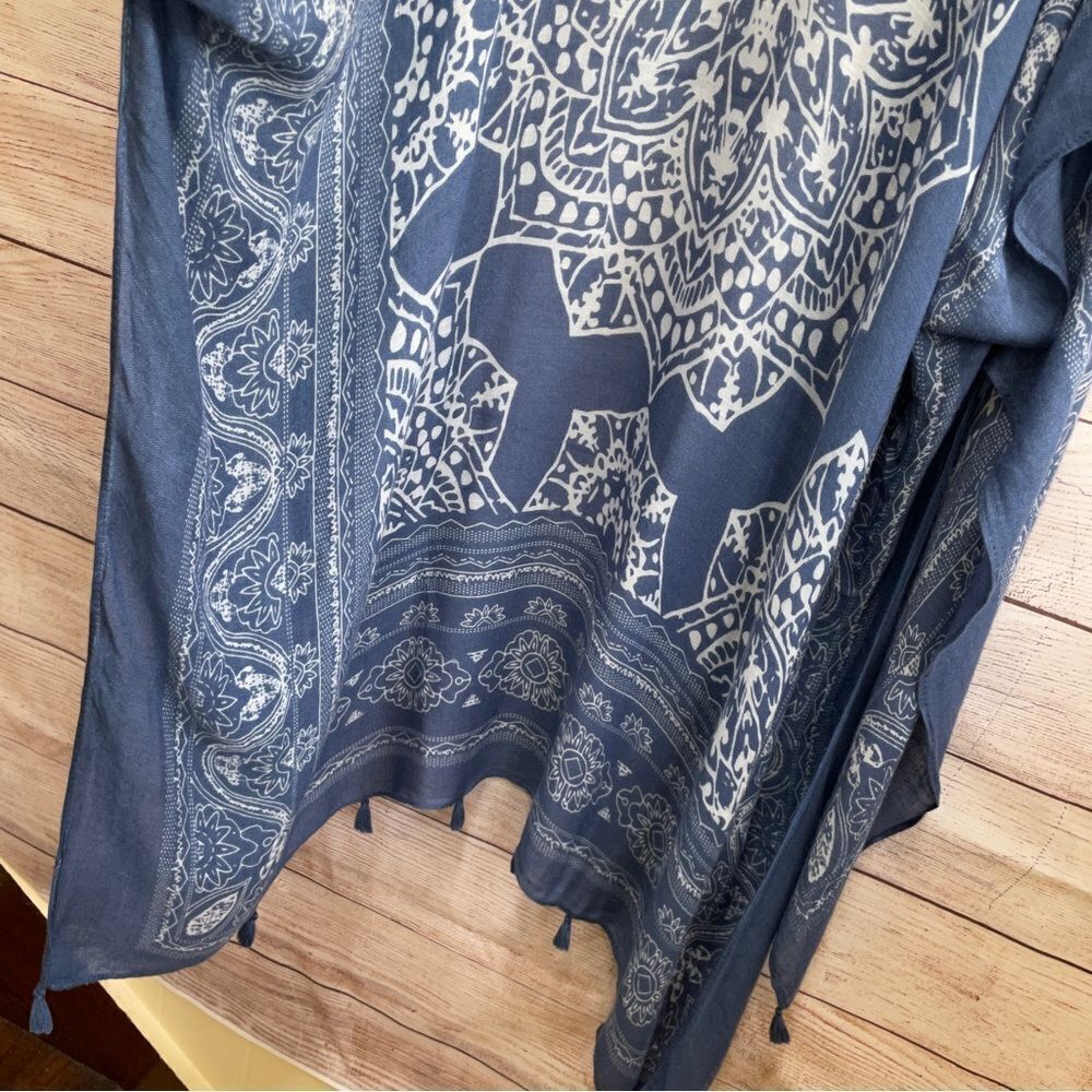 MOSS ROSE BANDANA PRINT DUSTER‎ - Picture 11 of 11